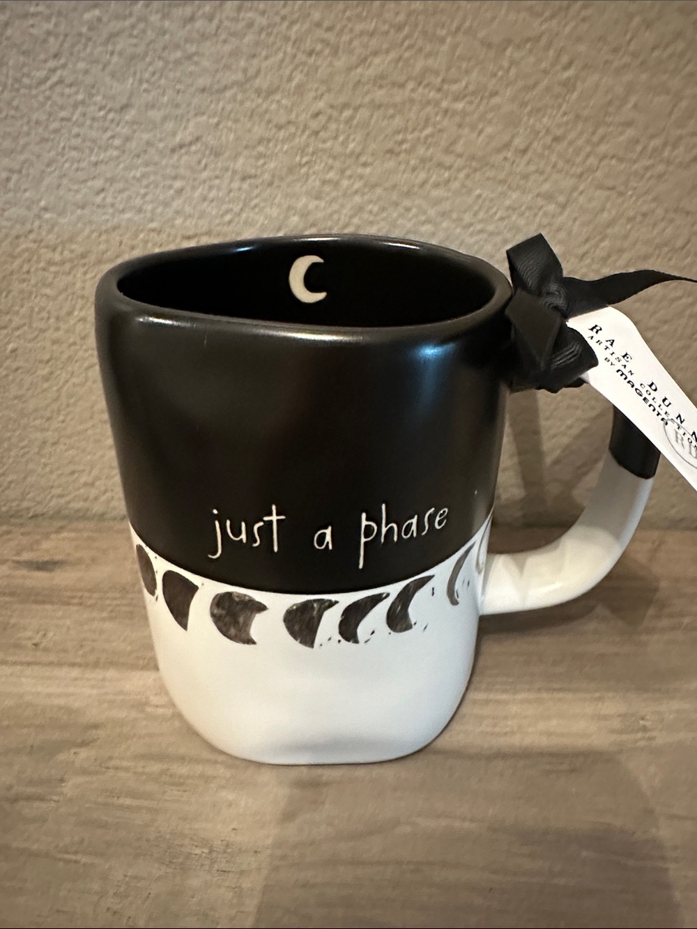 Rae Dunn Just A Phase Moon Mug